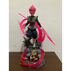 Koleksi Action Figure Goku Black Rose Anime Dragonball 2 Heads